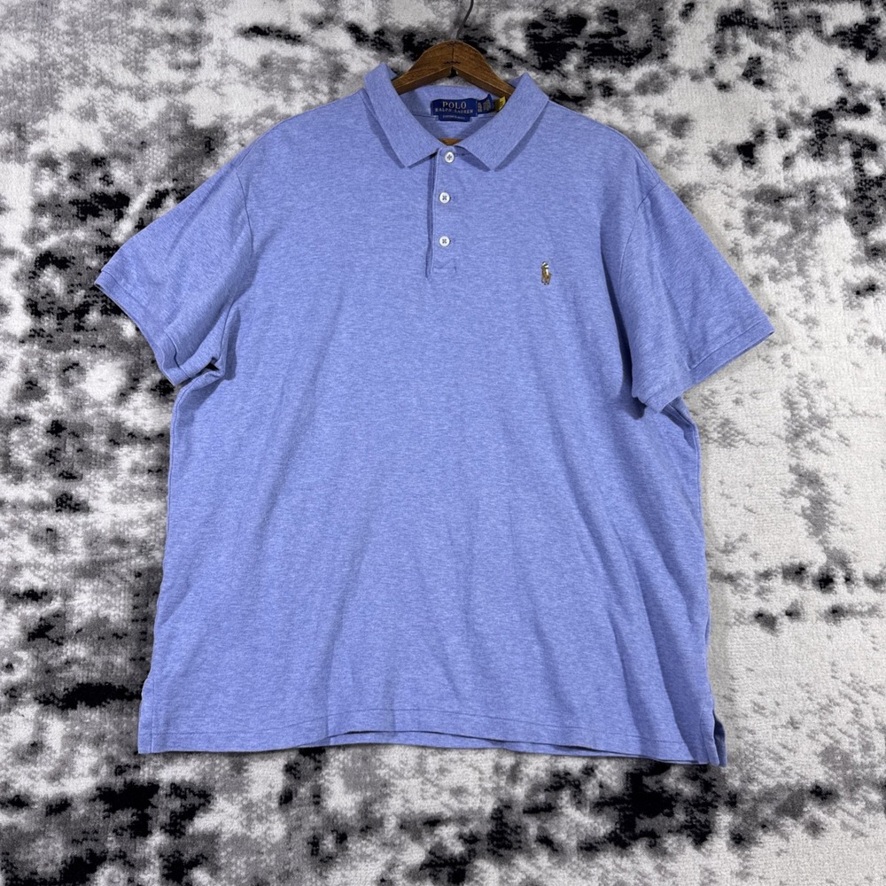 Polo Ralph Lauren Shirt Mens Size Extra Large Flesh Pony CUSTOM SLIM‎ FIT Preppy